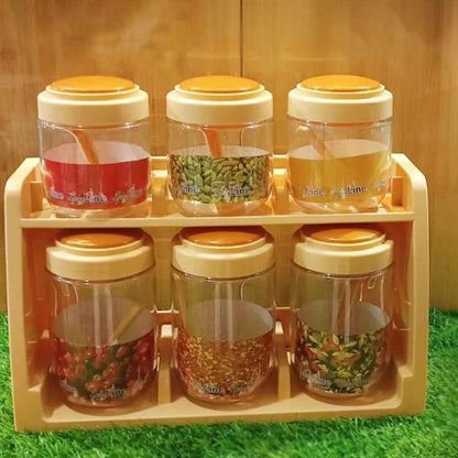 Stylish Spice Jar| Spice Jar Set| Beautiful Spices Box| Plastic Spice Jar 🫙