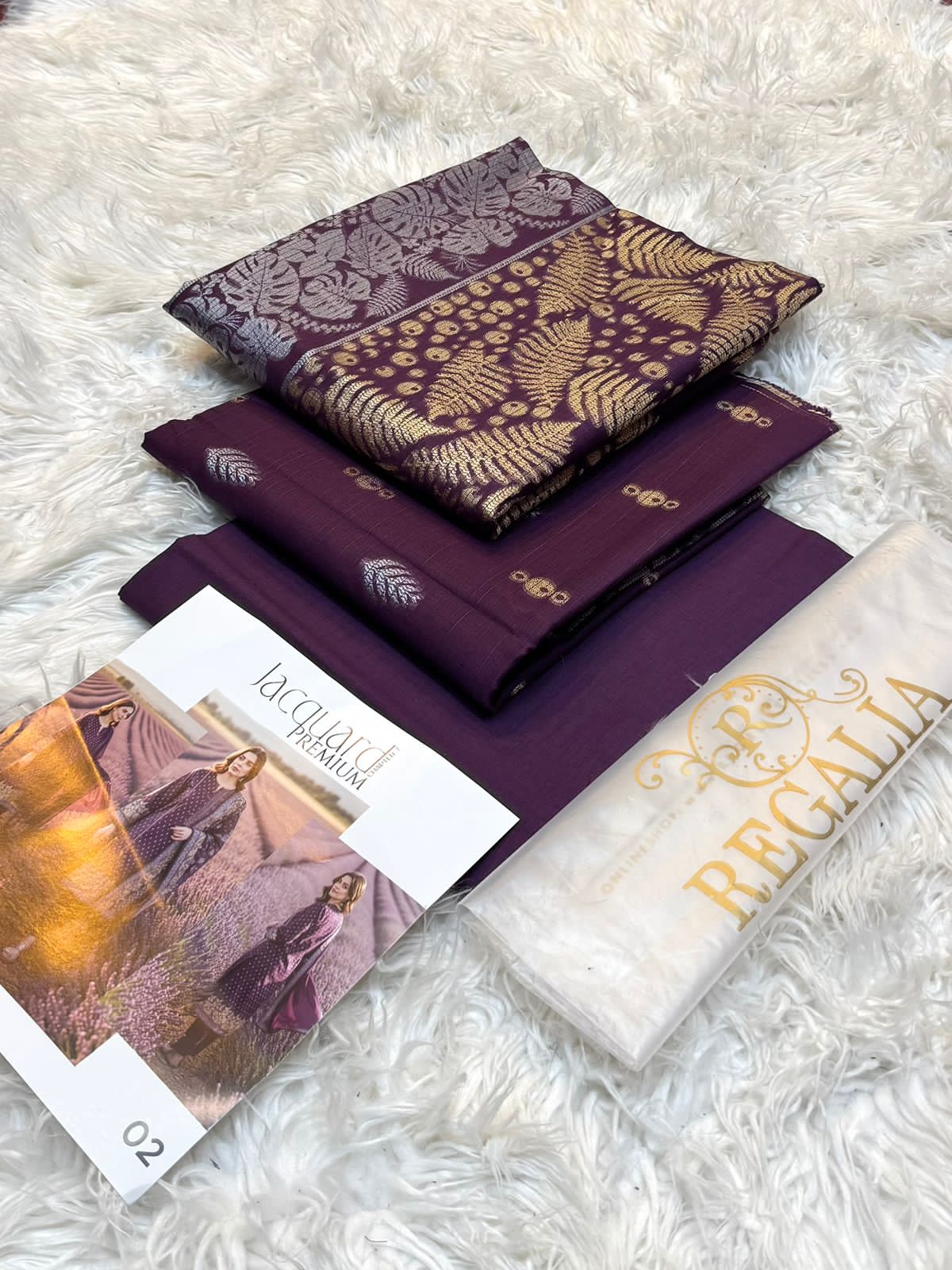 REGALIA Cotton Jacquard Collection 2026 | Digital Printed Jacquard Suit Original | Brand Dress For Girl's