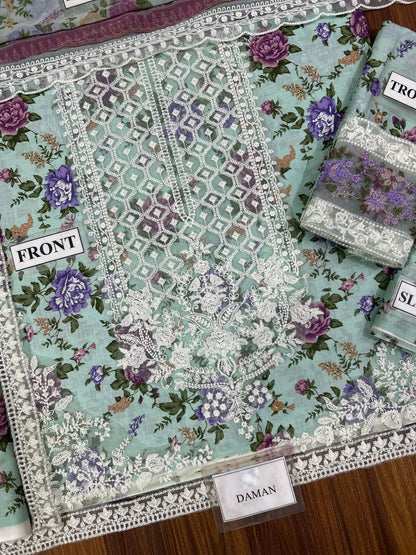 Zainab Chottani Design 09 Amere | Luxury Lawn Collection | Branded Dress For Girl's | Summer Lawn Collection