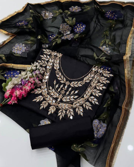 Traditional Dress| wedding Wear| Party Dress For Girl's| Fancy Mirror Zari Work Dress 👗