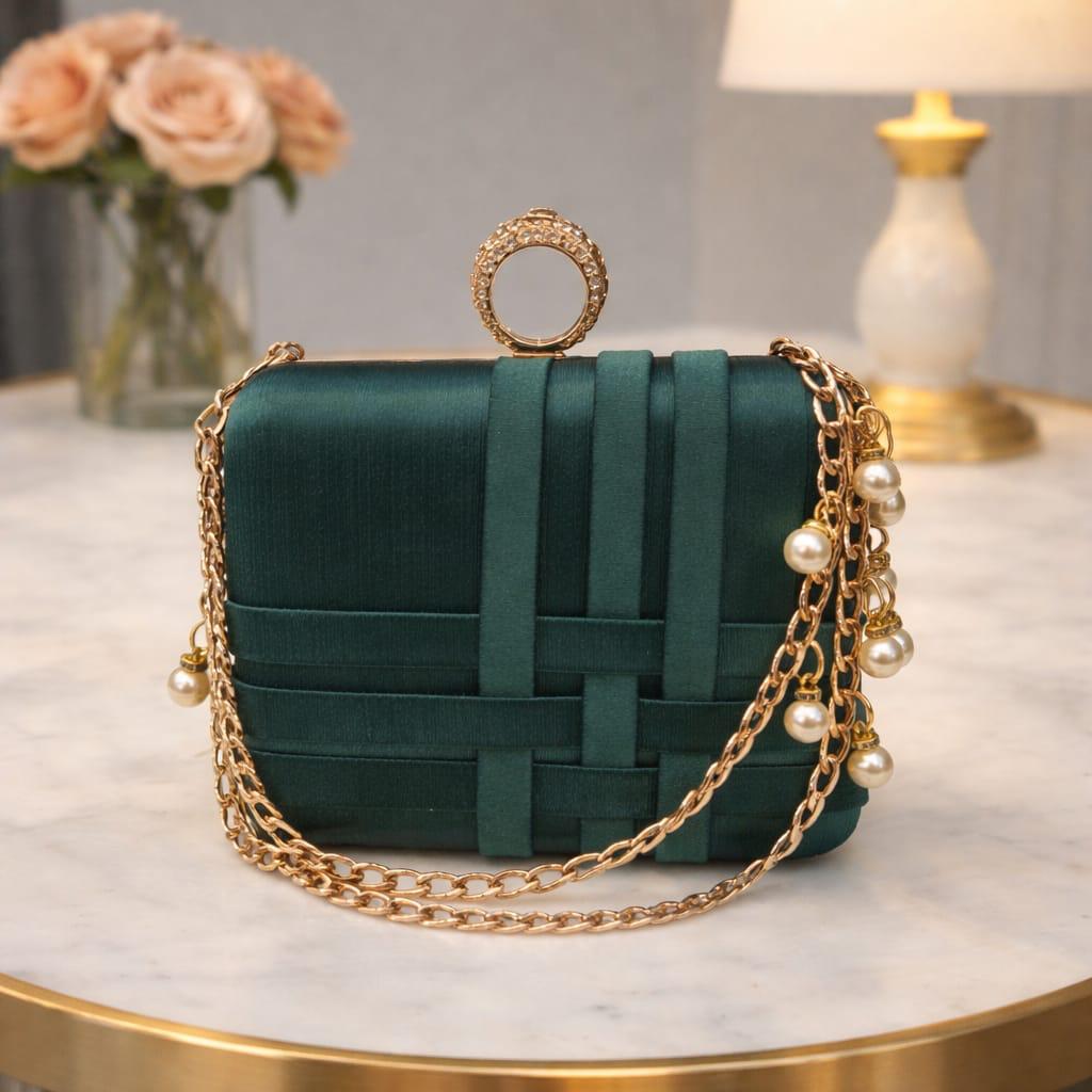 Stylish Hand Clutch for Girls | Top Lock Metal Clutch | Beautiful Hand Metal Clutch 😍