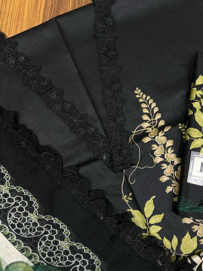 Asifa & Nabeel Luxury Lawn Suit| Printed Lawn & Chiffon Dress | Branded Dress Lawn | Pakistani Designer Dress