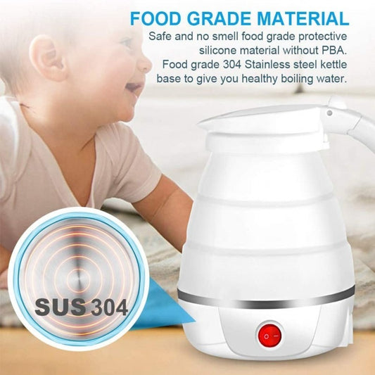 Electric Kettle| Foldable Kettle| Portable Kettle| Travel Collapsible