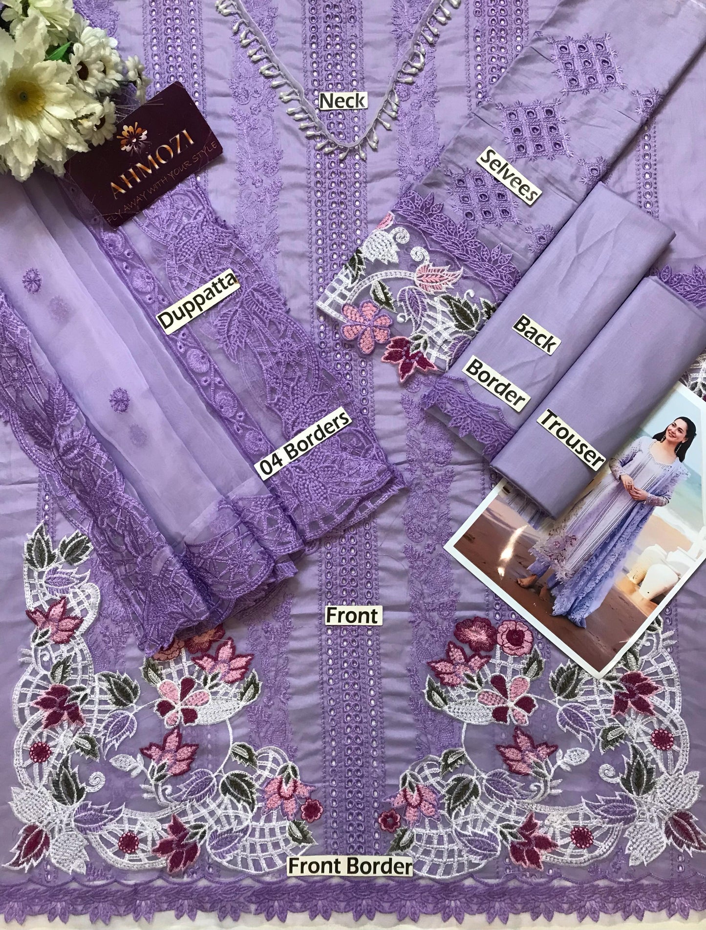 SEREENE Eid Lawn Collection 2026 | Pure Egyptian Lawn 80/80 Suit | Embroidery Lawn Dress | Branded Dress For Girl's | Lawn Party Wear