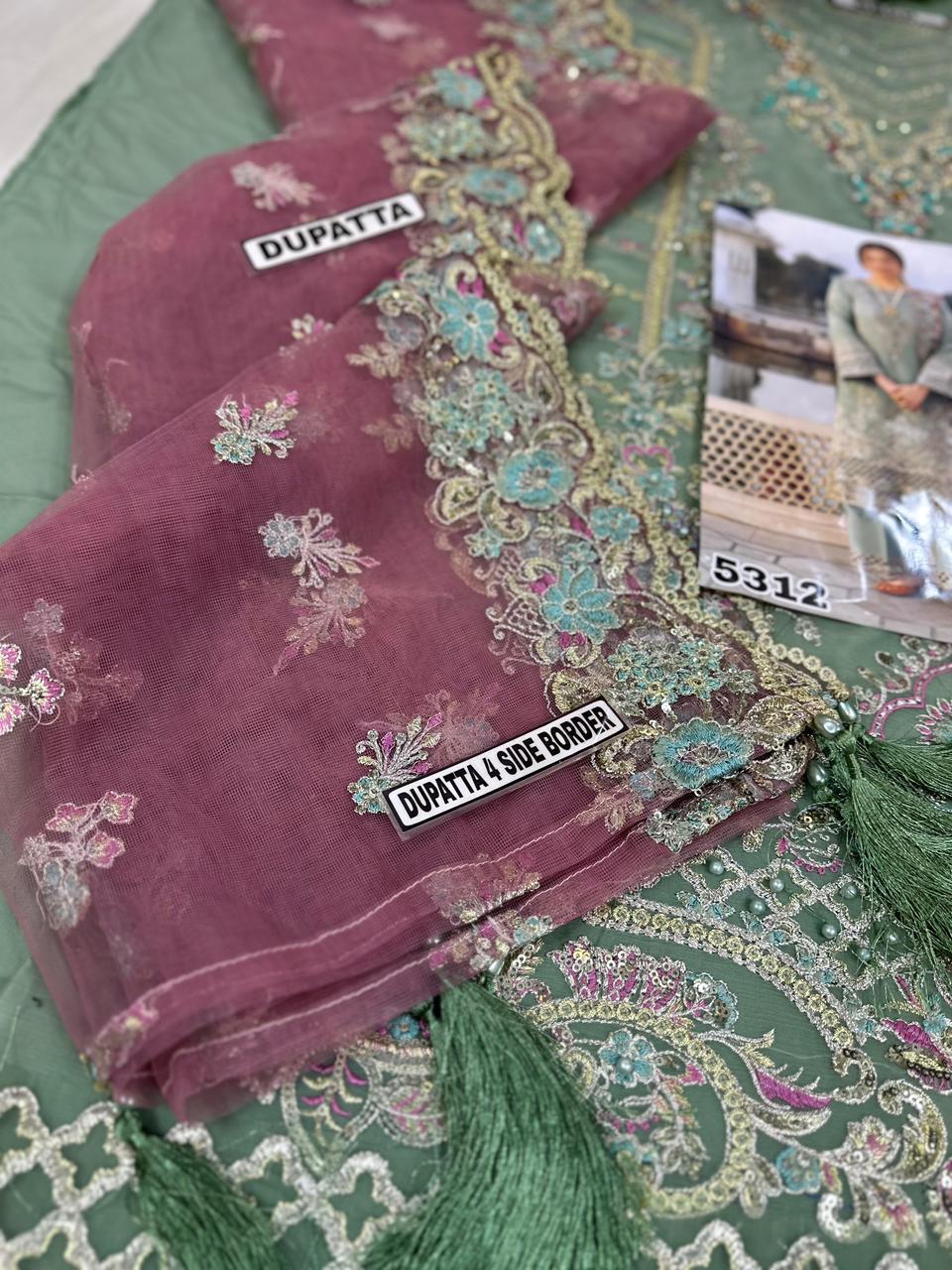 IMROZIA Chiffon Embroidered Suit with Net Dupatta | Branded Dress For Party Wear | Stylish Dress | Designer Dress