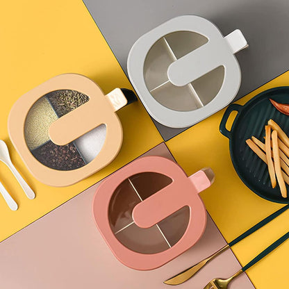 Random Color Spice Box Set With Spoon's | Spices Box | Kitchen Accessories