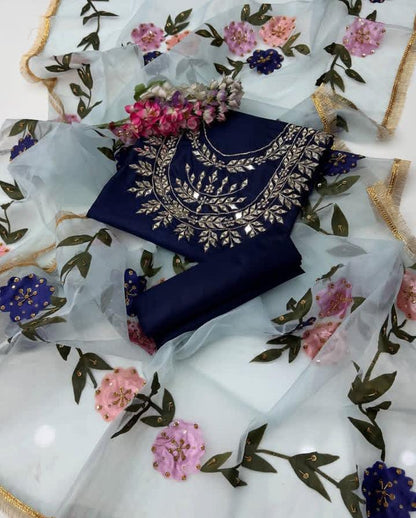 Traditional Dress| wedding Wear| Party Dress For Girl's| Fancy Mirror Zari Work Dress 👗